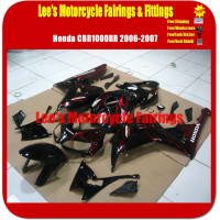 Honda CBR1000RR 2006 2007 Black Red Flame VERSION Injection Mold Fairing Kit ABS Bodywork Honda CBR1000RR 2006 2007 Black Red Flame VERSION Injection Mold Fairing Kit ABS Bodywork