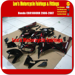 Honda CBR1000RR 2006 2007 Black Red Flame VERSION Injection Mold Fairing Kit ABS Bodywork Honda CBR1000RR 2006 2007 Black Red Flame VERSION Injection Mold Fairing Kit ABS Bodywork