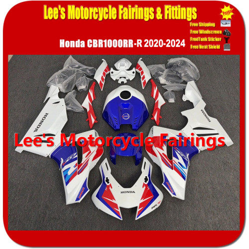 Honda CBR1000RR-R 2020 2021 2022 2023 2024 White Blue Red Repsol Style Injection Mold Fairing Kit ABS Bodywork Honda CBR1000RR-R 2020 2021 2022 2023 2024 White Blue Red Repsol Style Injection Mold Fairing Kit ABS Bodywork