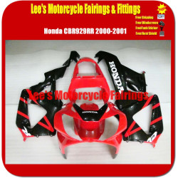 Honda CBR900RR 929 2000 2001 Red Black VERSION Injection Mold Fairing Kit ABS Bodywork
