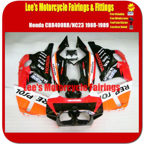 Honda CBR400RR NC23 1987-1989 Repsol Style ABS Fairing Kit Bodywork Honda CBR400RR NC23 1987-1989 Repsol Style ABS Fairing Kit Bodywork