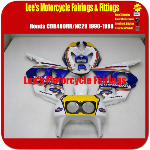 Honda CBR400RR NC29 1990-1998 Rothmans Style ABS Fairing Kit Bodywork Honda CBR400RR NC29 1990-1998 Rothmans Style ABS Fairing Kit Bodywork