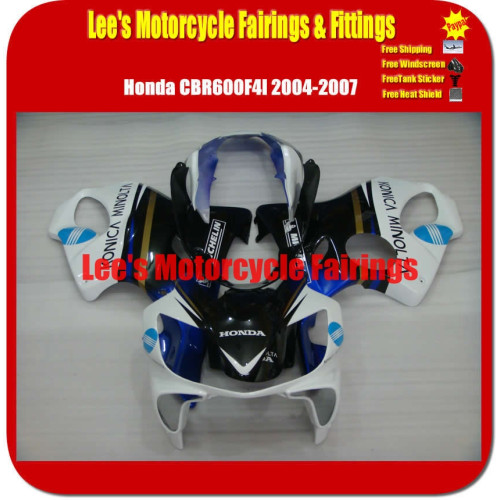 Honda CBR600F4i 2004 2005 2006 2007 Injection Mold Fairing Kit of Konica Minolta Replica Bodywork