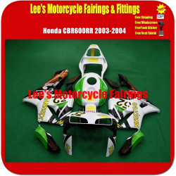 Honda CBR600RR F5 2003 2004 Injection Mold Fairing Kit HANNSPREE 52 Replica Bodywork Honda CBR600RR F5 2003 2004 Injection Mold Fairing Kit HANNSPREE 52 Replica Bodywork