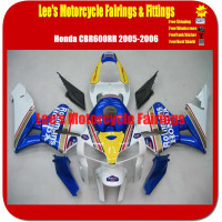 Honda CBR600RR F5 2005 2006 Injection Mold Fairings Kit Rothmans Version Bodyworks