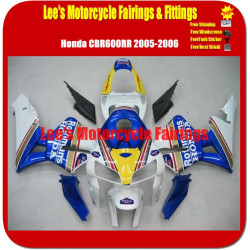 Honda CBR600RR F5 2005 2006 Injection Mold Fairings Kit Rothmans Version Bodyworks Honda CBR600RR F5 2005 2006 Injection Mold Fairings Kit Rothmans Version Bodyworks