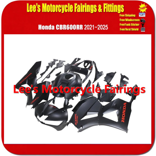 Honda CBR600RR F5 2021-2025 Black Red version Injection Mold Fairing Kit ABS Bodywork Honda CBR600RR F5 2021-2025 Black Red version Injection Mold Fairing Kit ABS Bodywork