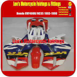 Honda RVF400R NC35 1993-1998 Classical Red Blue White Style ABS Fairing Kit Bodywork Honda RVF400R NC35 1993-1998 Classical Red Blue White Style ABS Fairing Kit Bodywork