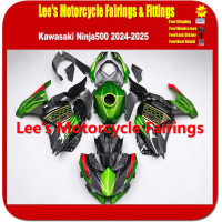 Kawasaki Ninja 500 (EX500) 2024-2025 Fairing Kit, Injection Mold Bodywork Green Black Red Replica Body kits