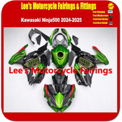 Kawasaki Ninja 500 (EX500) 2024-2025 Fairing Kit, Injection Mold Bodywork Green Black Red Replica Body kits Kawasaki Ninja 500 (EX500) 2024-2025 Fairing Kit, Injection Mold Bodywork Green Black Red Replica Body kits