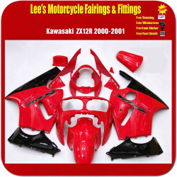 Kawasaki Ninja ZX-12R (ZXT20A) 2000-2001 Injection Mold Fairing Kit Red Black Bodywork Kawasaki Ninja ZX-12R (ZXT20A) 2000-2001 Injection Mold Fairing Kit Red Black Bodywork