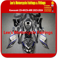 Kawasaki Ninja ZX-4R ZX-4RR 2023-2024 Replacement Fairing Kit Silver Blue Black Injection Molded Panels Kawasaki Ninja ZX-4R ZX-4RR 2023-2024 Replacement Fairing Kit Silver Blue Black Injection Molded Panels