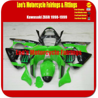 Kawasaki Ninja ZX-6R ZX600G 1998-1999 Fairing Kit Green Black Monster ABS Bodywork Kawasaki Ninja ZX-6R ZX600G 1998-1999 Fairing Kit Green Black Monster ABS Bodywork