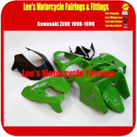 Kawasaki Ninja ZX-9R (ZX900C) 1998-1999 Fairing Kit, Injection Mold Gloss Kawasaki Green Bodywork
