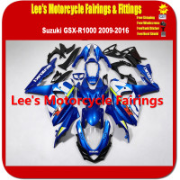 Suzuki GSX-R1000 K9 L0-L6 2009-2016 Fairing Kit Blue White Yellow Injection Molded ABS Bodywork Suzuki GSX-R1000 K9 L0-L6 2009-2016 Fairing Kit Blue White Yellow Injection Molded ABS Bodywork