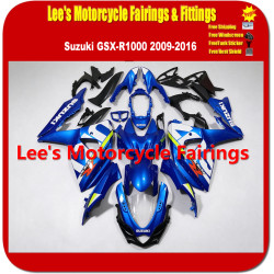 Suzuki GSX-R1000 K9 L0-L6 2009-2016 Fairing Kit Blue White Yellow Injection Molded ABS Bodywork Suzuki GSX-R1000 K9 L0-L6 2009-2016 Fairing Kit Blue White Yellow Injection Molded ABS Bodywork