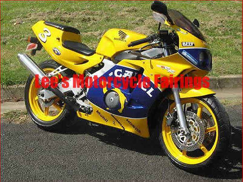 Honda CBR250RR MC22 1990-1998 aftermarket motorcycle fairings kit, painted ABS bodywork Honda CBR250RR MC22 1990-1998 aftermarket motorcycle fairing kit