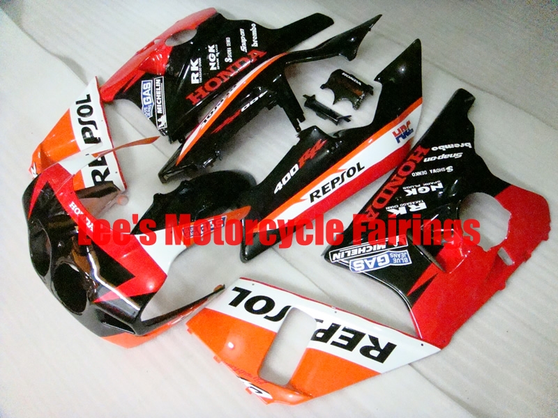 Honda CBR400RR NC23 1987-1989 aftermarket motorcycle fairings kit, painted ABS bodywork Honda CBR400RR NC23 1987-1989 aftermarket motorcycle fairings kit