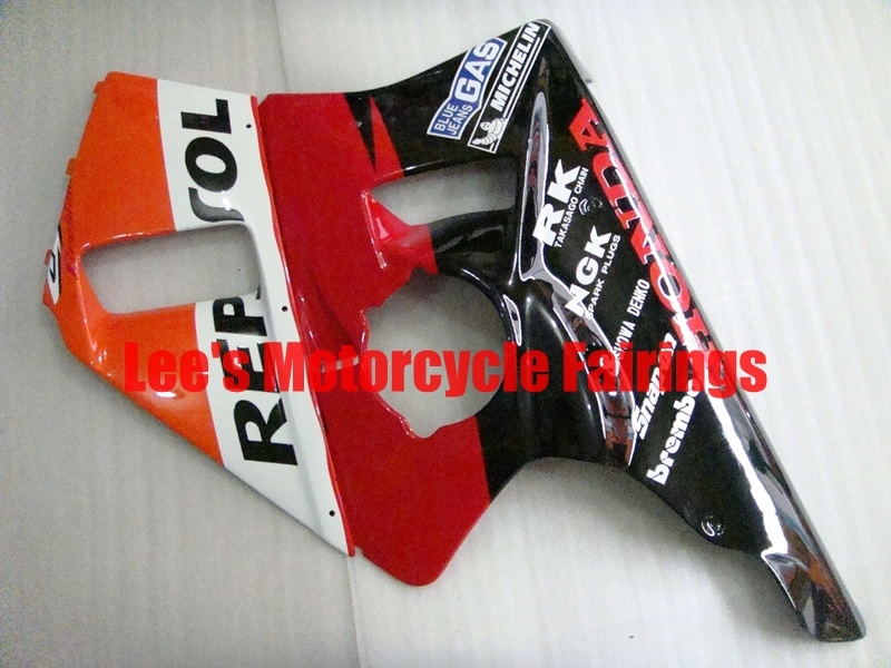 Honda CBR400RR NC23 1987-1989 aftermarket motorcycle fairings kit, painted ABS bodywork Honda CBR400RR NC23 1987-1989 aftermarket motorcycle fairings kit