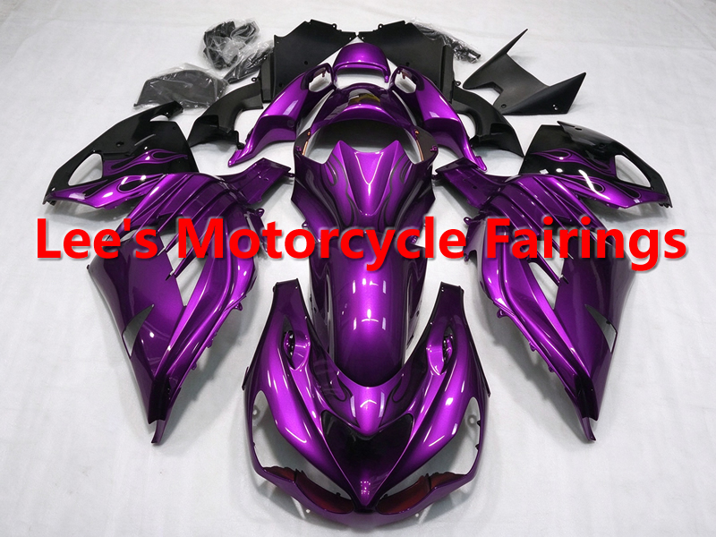 Kawasaki aftermarket motorcycle replacement fairings kit, painted ABS bodywork Kawasaki Ninja ZX-14R (ZXT40E) 2012-2022 aftermarket motorcycle fairing kit