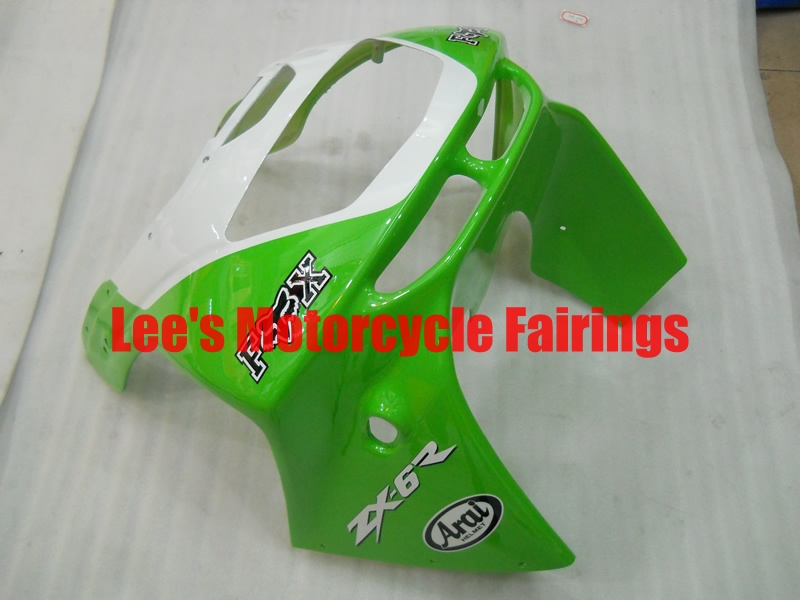 Kawasaki aftermarket motorcycle replacement fairings kit, painted ABS bodywork Kawasaki Ninja ZX-6R ZX600F 1995-1997 aftermarket motorcycle fairing kit