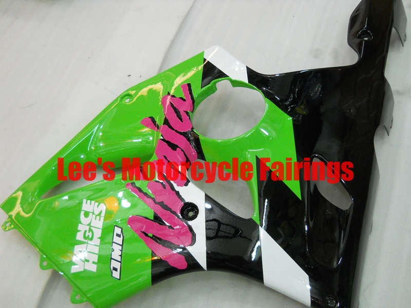 Kawasaki aftermarket motorcycle replacement fairings kit, painted ABS bodywork Kawasaki Ninja ZX-6R ZX600F 1995-1997 aftermarket motorcycle fairing kit