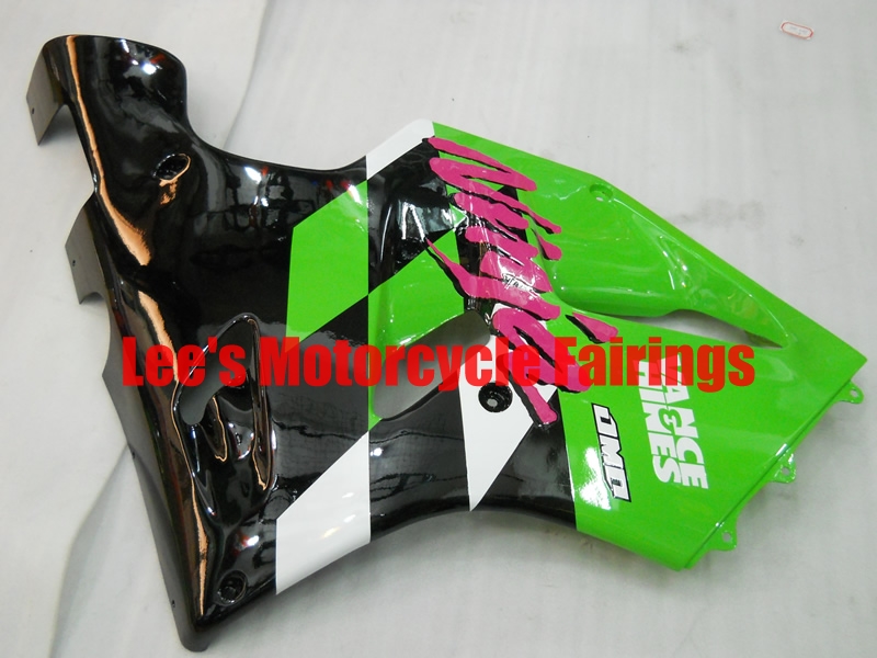 Kawasaki aftermarket motorcycle replacement fairings kit, painted ABS bodywork Kawasaki Ninja ZX-6R ZX600F 1995-1997 aftermarket motorcycle fairing kit