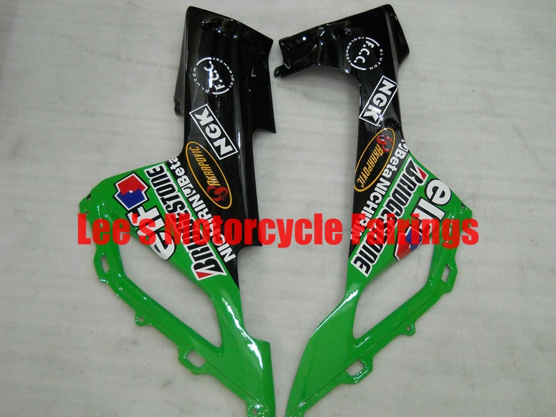 Kawasaki aftermarket motorcycle replacement fairings kit, painted ABS bodywork Kawasaki Ninja ZX-6R (ZX600P) 2007-2008 aftermarket motorcycle fairing kit