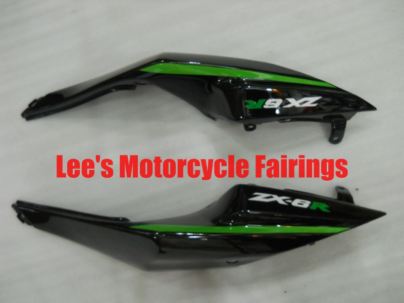 Kawasaki aftermarket motorcycle replacement fairings kit, painted ABS bodywork Kawasaki Ninja ZX-6R 2009-2012 aftermarket motorcycle fairing kit
