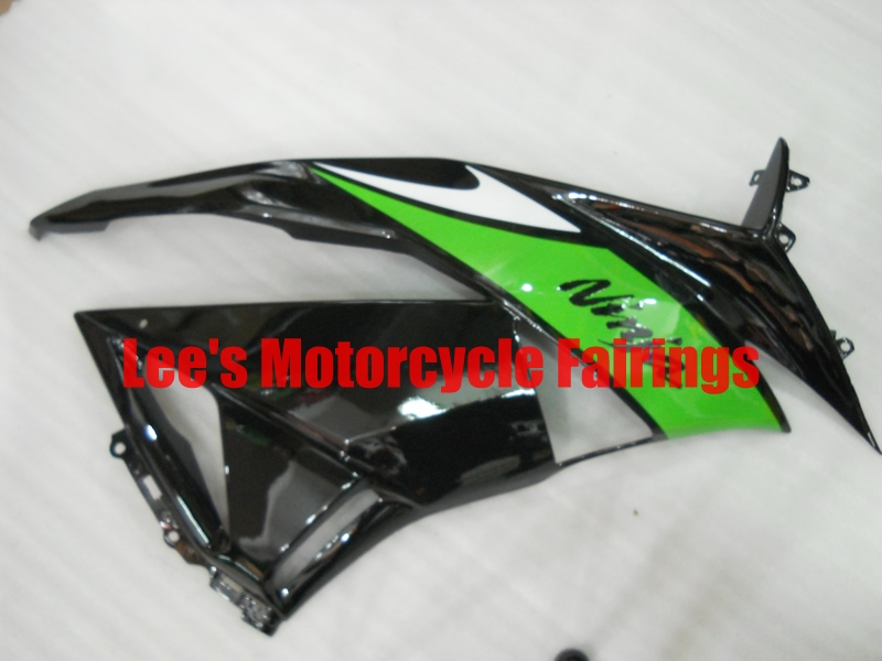 Kawasaki aftermarket motorcycle replacement fairings kit, painted ABS bodywork Kawasaki Ninja ZX-6R 2009-2012 aftermarket motorcycle fairing kit