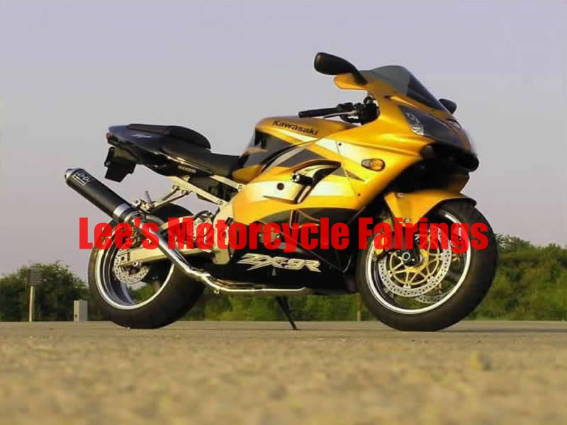Kawasaki aftermarket motorcycle replacement fairings kit, painted ABS bodywork Kawasaki Ninja ZX-9R (ZX900E) 2000-2001 aftermarket motorcycle fairing kit